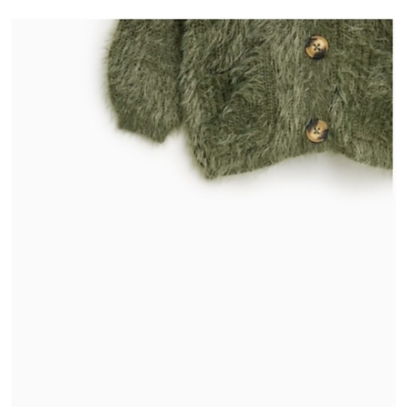 Zara Fluffy feather/fur cardigan - Picture 4 of 4
